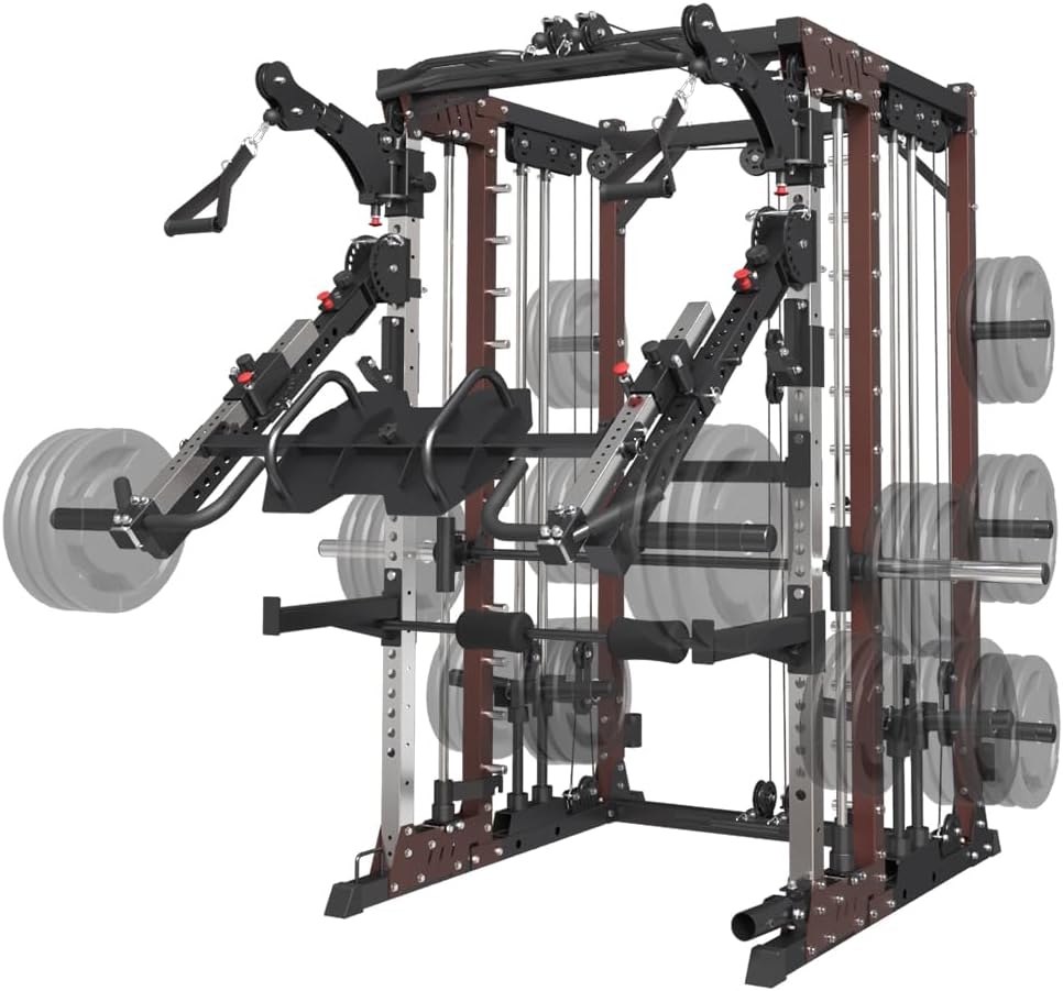 Ultimate Home Gym Powerhouse: Smith Machine & More!