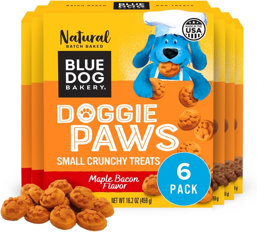 Blue Dog Bakery Natural Dog Treats, Maple Bacon Flavor Crunch