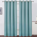 Blackout Curtains 66 x 95 in Stone Blue - Thermal Room Darkening