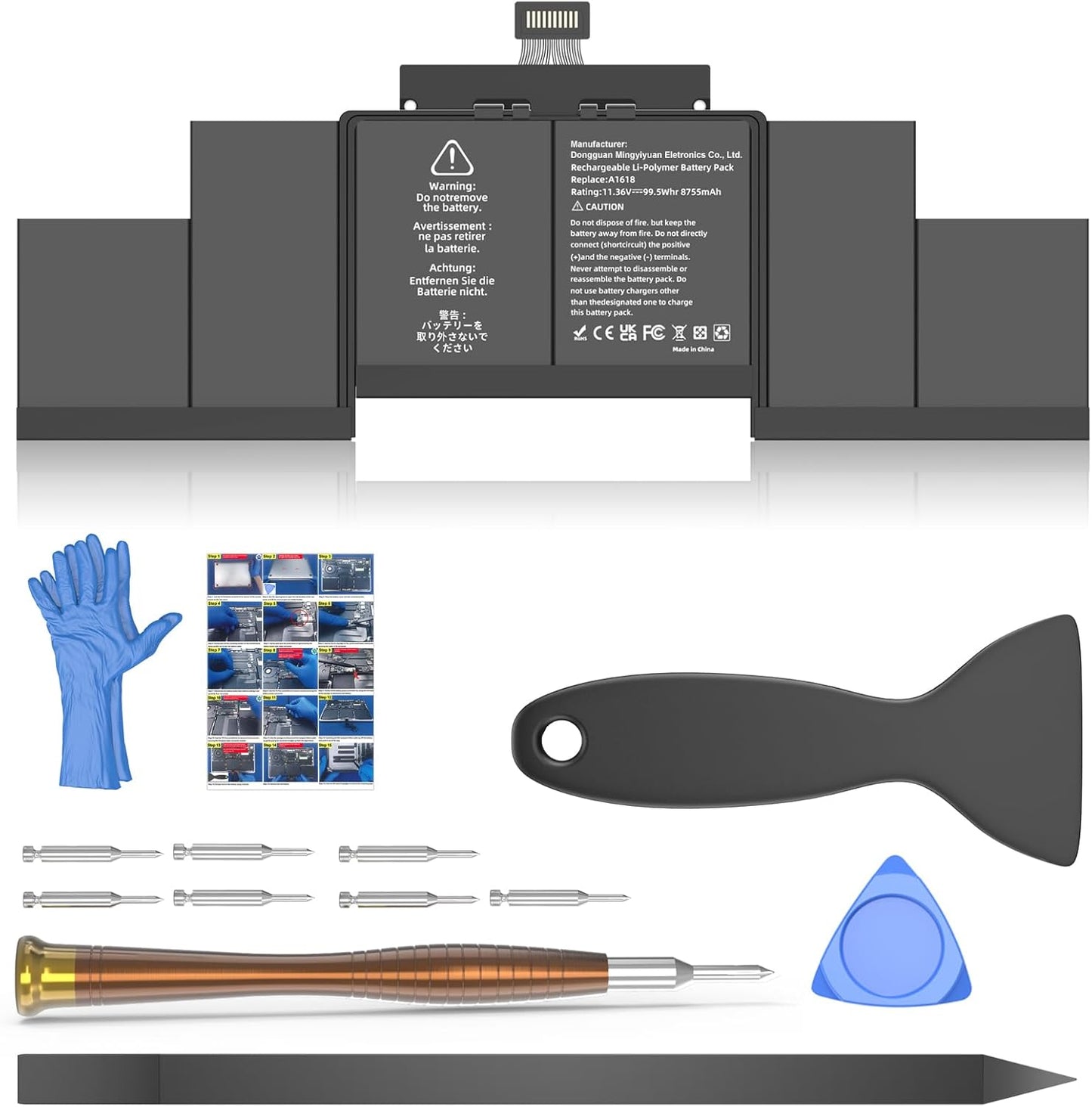 A1398 Battery Replacement for MacBook Pro 15 inch Models