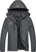 GIISAM Women's Waterproof Rain Jacket - Lightweight Packable Raincoat