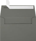 LUXPaper A4 Invitation Envelopes 4 1/4ft x 6 1/4ft Smoke Gray - Peel