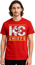 Zubaz NFL Men's Short Sleeve Team Graphic T-Shirt - Bold (Style ZZJJ)
