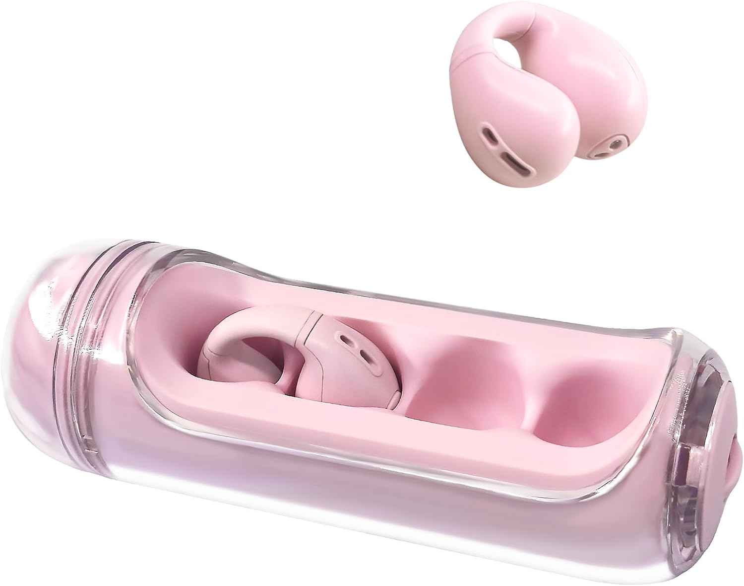 Open Ear Bluetooth Running Earbuds - Pink Power!