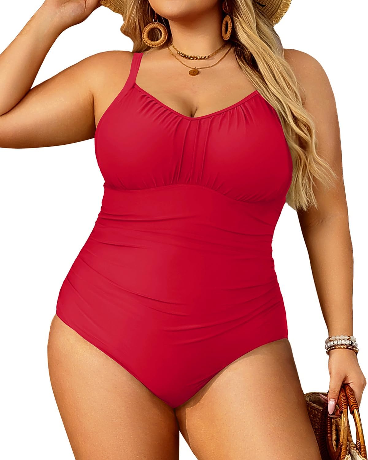 Aqua Eve Plus Size Swimsuit for Women with Tummy Control