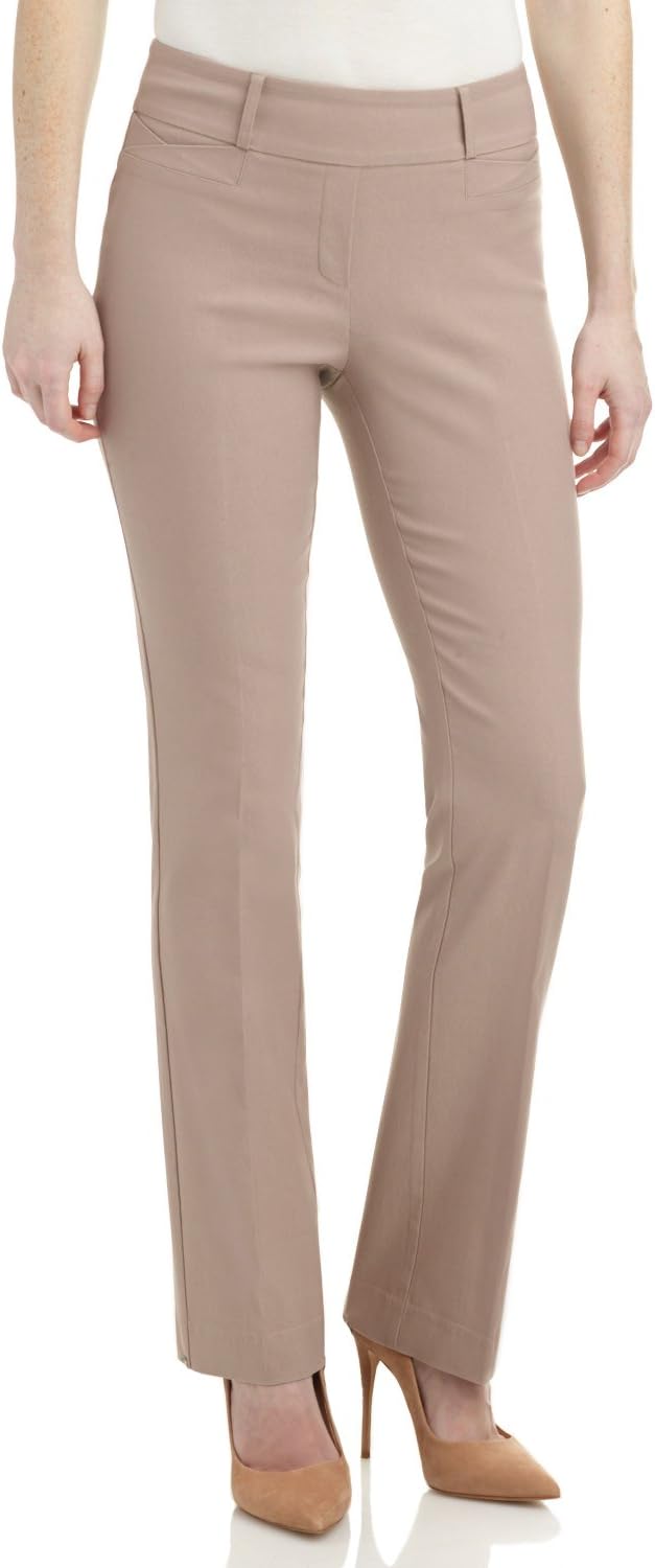 Rekucci Womens Comfort Fit Bootcut Stretch Pants for Work