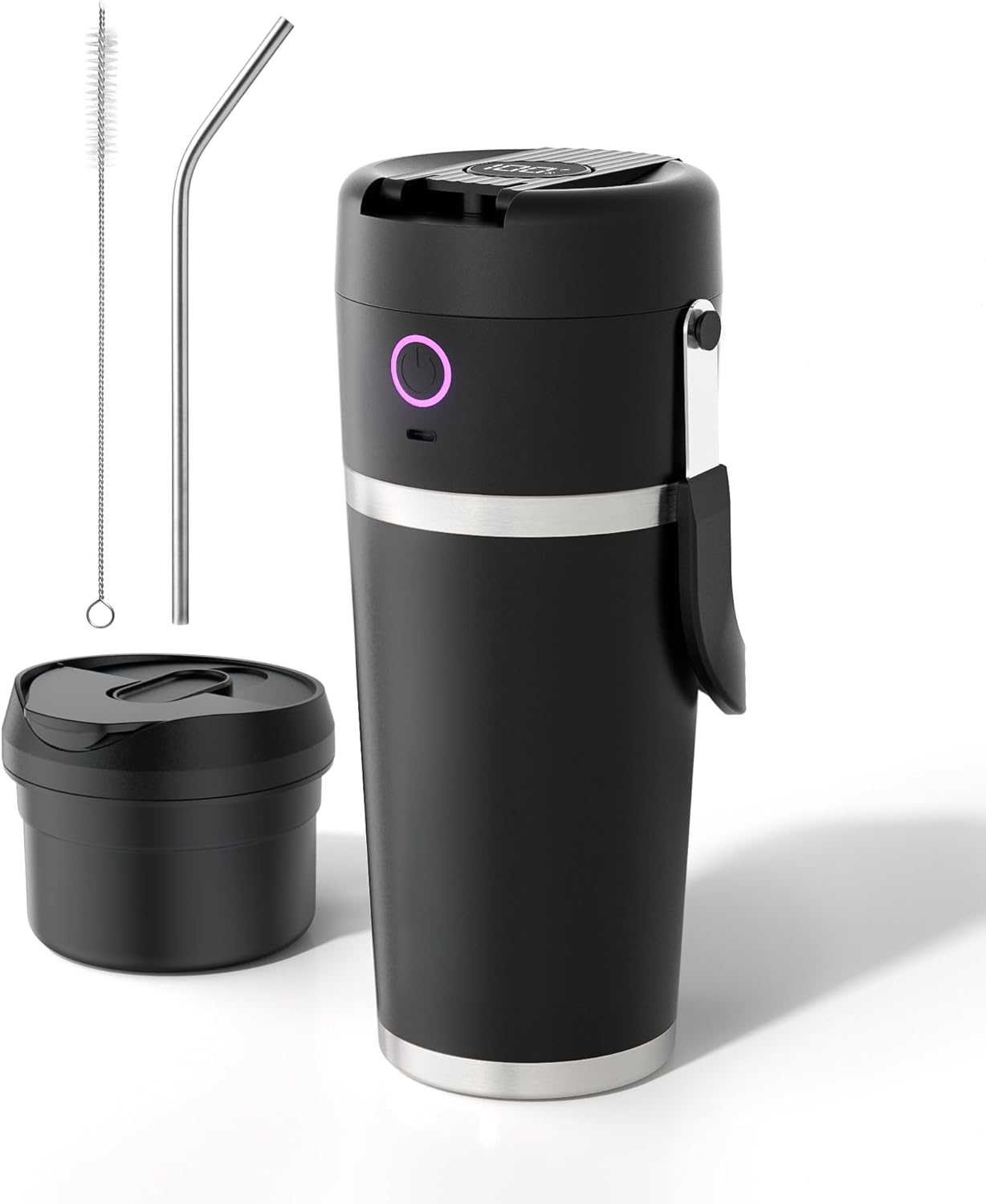 USB-C Rechargeable Portable Blender, Keep Drinks Cold 24 Hours, 20oz