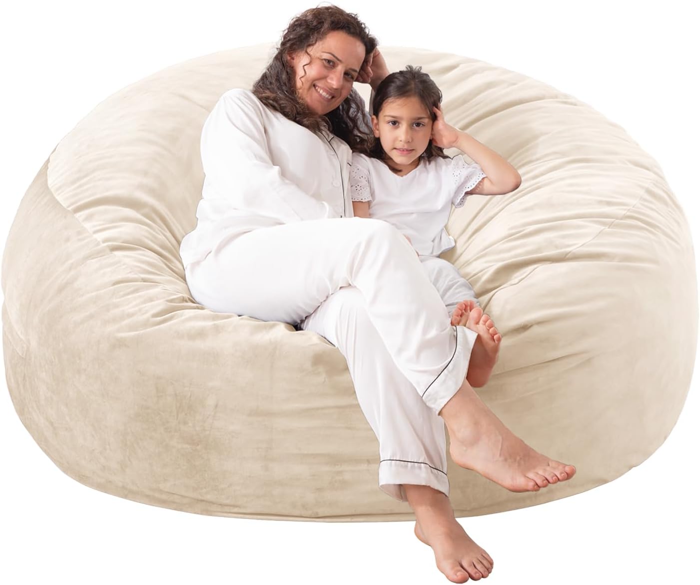 Large Bean Bag Chair with Memory Foam for Adults and Kids