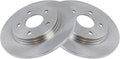 TRQ Rear Brake Rotors Set Compatible with 2008-2016 Chrysler & Dodge