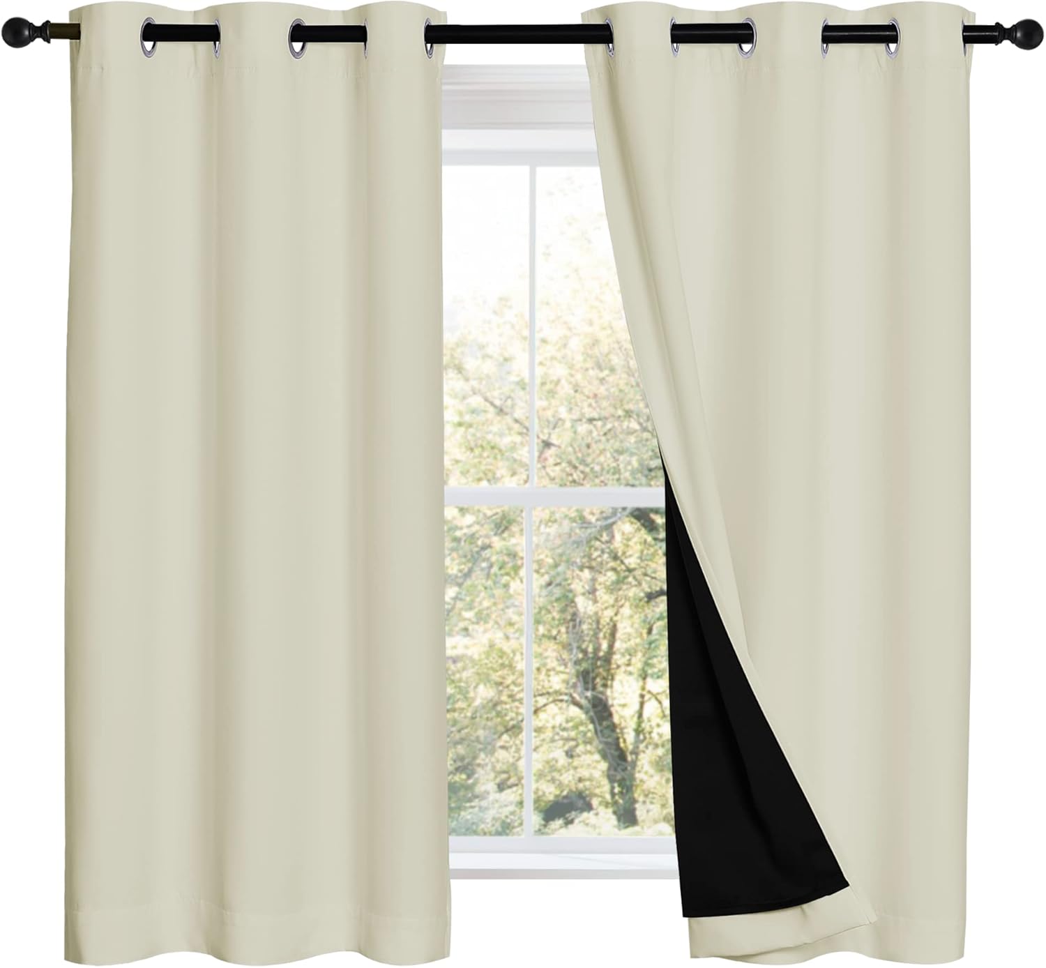 NICETOWN Warm Curtains for Winter, Complete Blackout Draperies