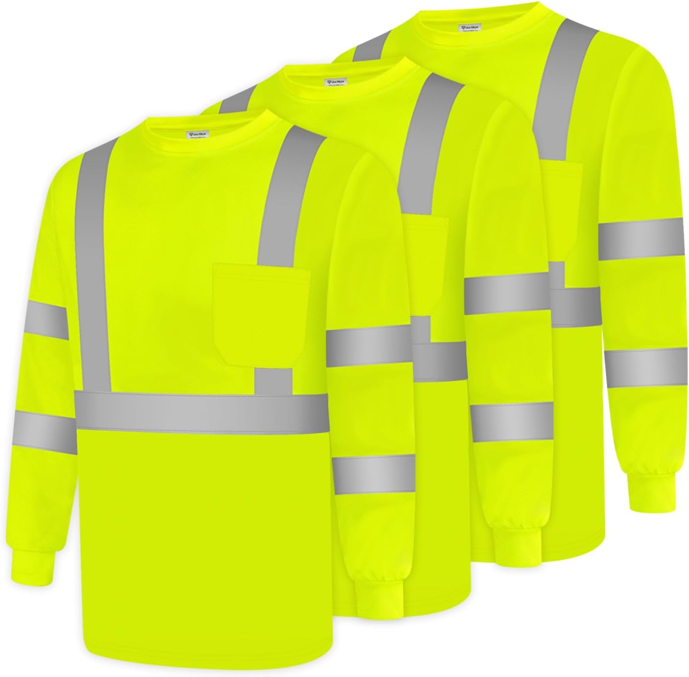 High Visibility Shirt for Men Construction Class 3 Work Shirts