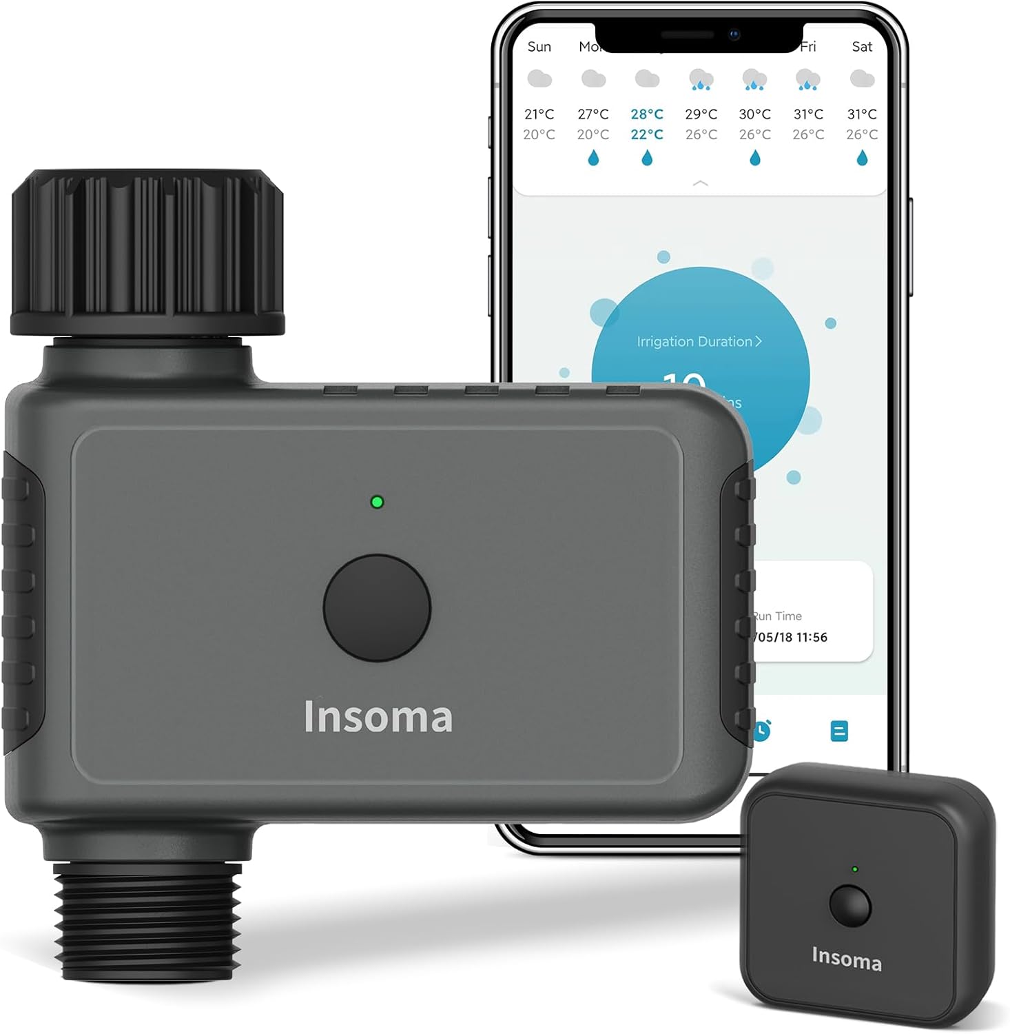 Smart WiFi Sprinkler Timer with Voice Control for Easy Irrigation