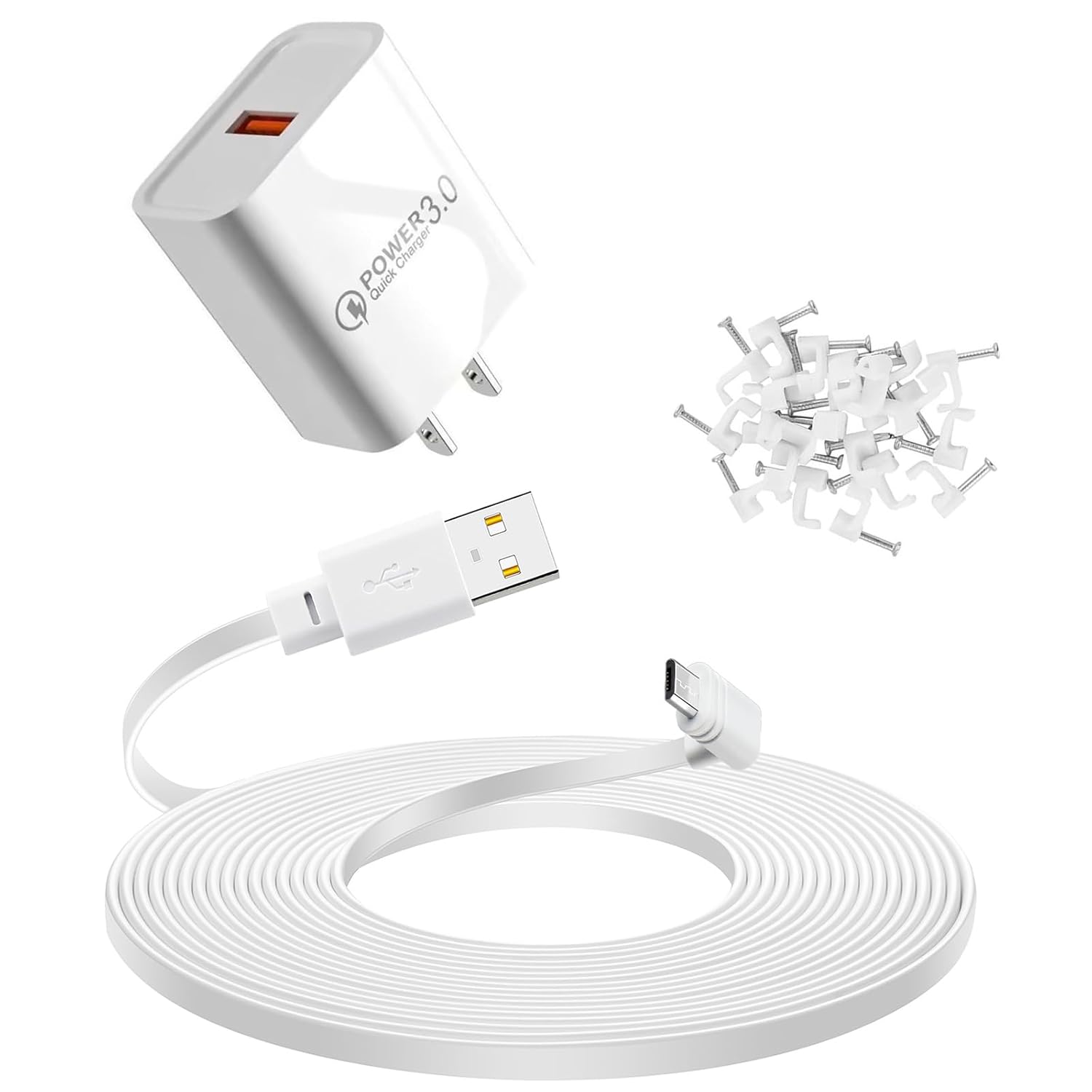 Extend Power Range for WYZE Cam Pan V3 | YEAOI 30ft USB Cable