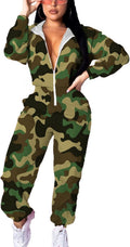 EOSIEDUR Women's Pullover Hoodies Jumpsuit Zipper Jacket (Style ZT1H)