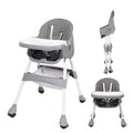Baby High Chair 6-in-1 Convertible Toddler Feeding Chair - Compact