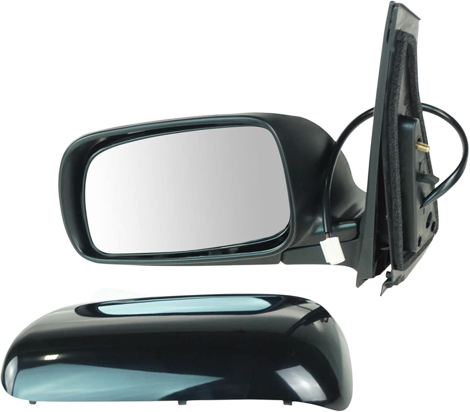 TRQ Left Mirror with Heat for 2004-2009 Toyota Prius Drivers Side