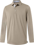 Mens Polo Shirts Short and Long Sleeve Stylish Dry Fit Golf