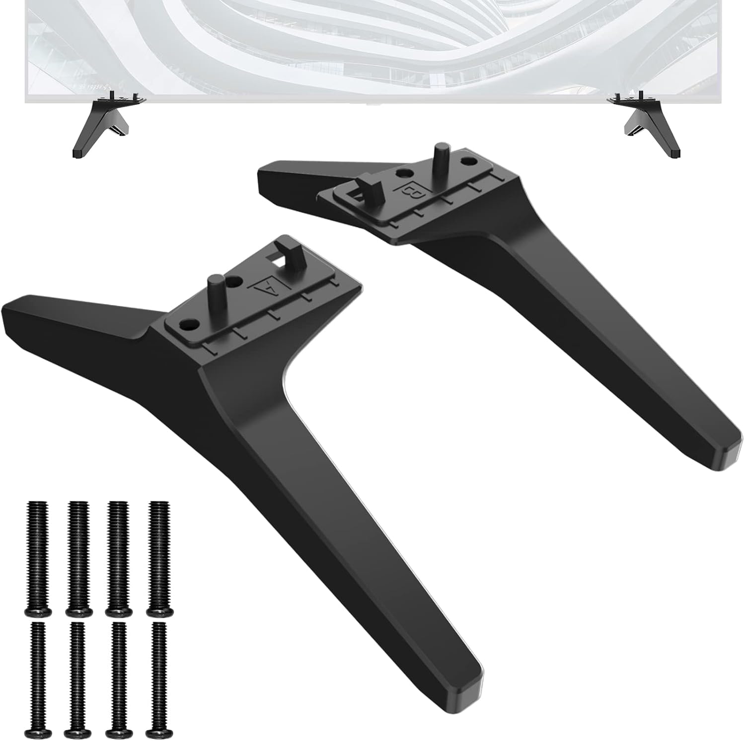 Enhance LG TV Stability w/ Maozhren Stand Legs