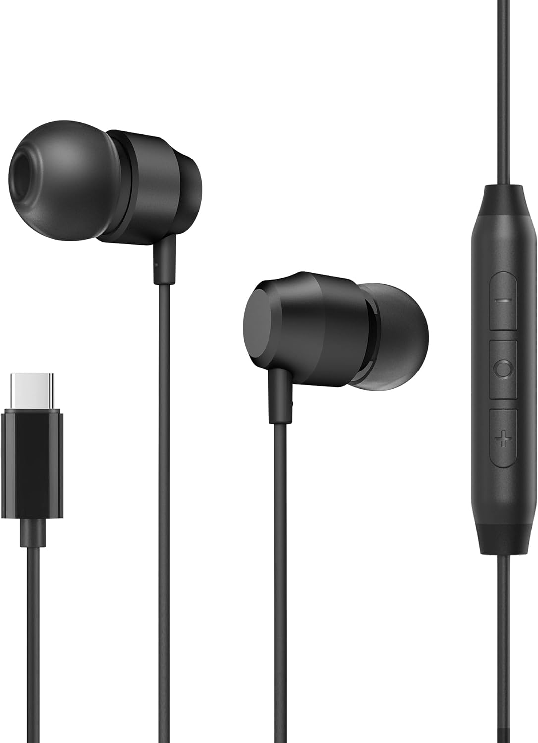 DB-audio USB C Earbuds with Mic - Hands-Free Calls