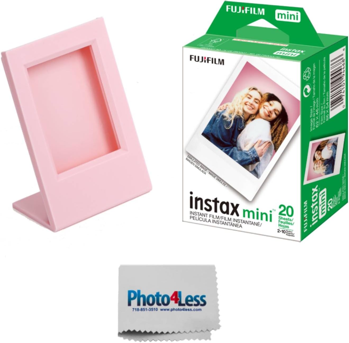 Fujifilm Instax Mini Film Bundle with Decorative Frames for Prints