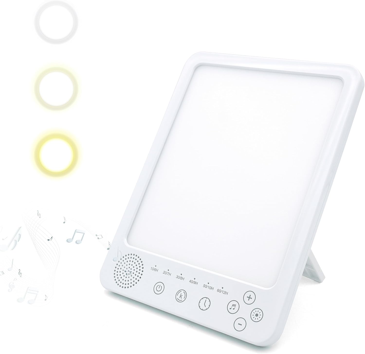 Reajoy Sunlight Therapy Lamp: 10000Lux Brightness, Relaxing White Noise