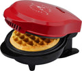 Kitchen Selectives Mini Waffle Maker - Non-Stick Coating, 4 Waffles