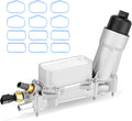Aluminum Engine Oil Cooler Filter Housing Assembly - Durable OEM Fit