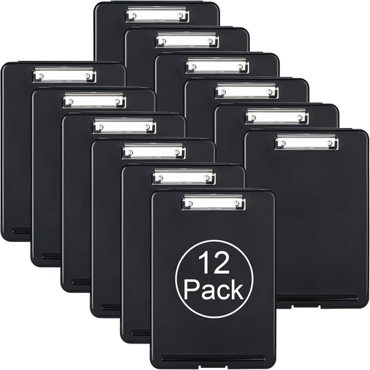 ZCZN Plastic A4 Form Storage Box Case for School and Office