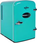 Koolatron Mini Fridge 6-Can Portable Cooler - Retro 4L