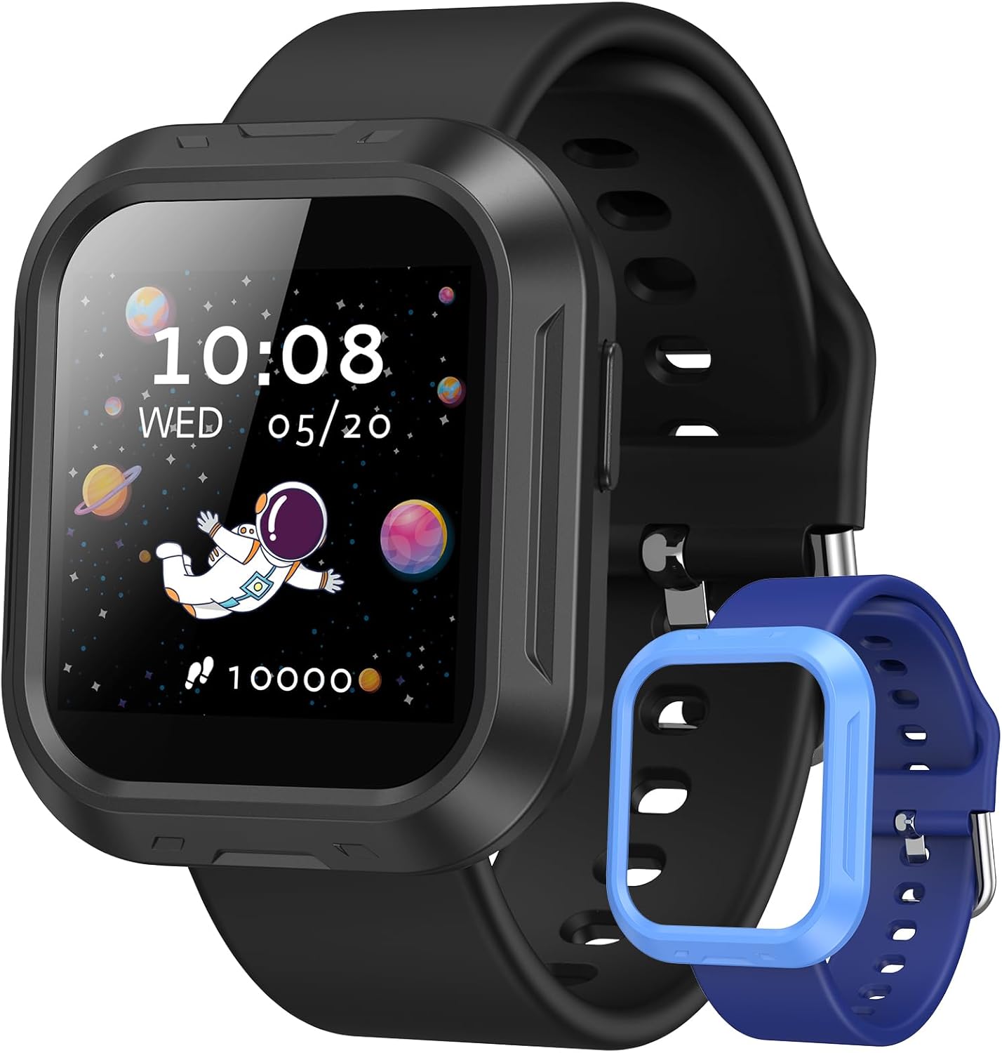 Parsonver Kids Smart Watch: 20 Sport Modes, DIY Dial, IP68 Waterproof - Perfect Gift for Active Kids!