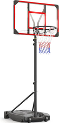 Kids Basketball Hoop Outdoor Adjustable 4.82-8.53ft - Portable Goal