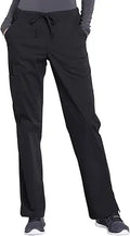Dickies Women's Everyday Scrubs Contrast Mock Wrap Top - Comfortable