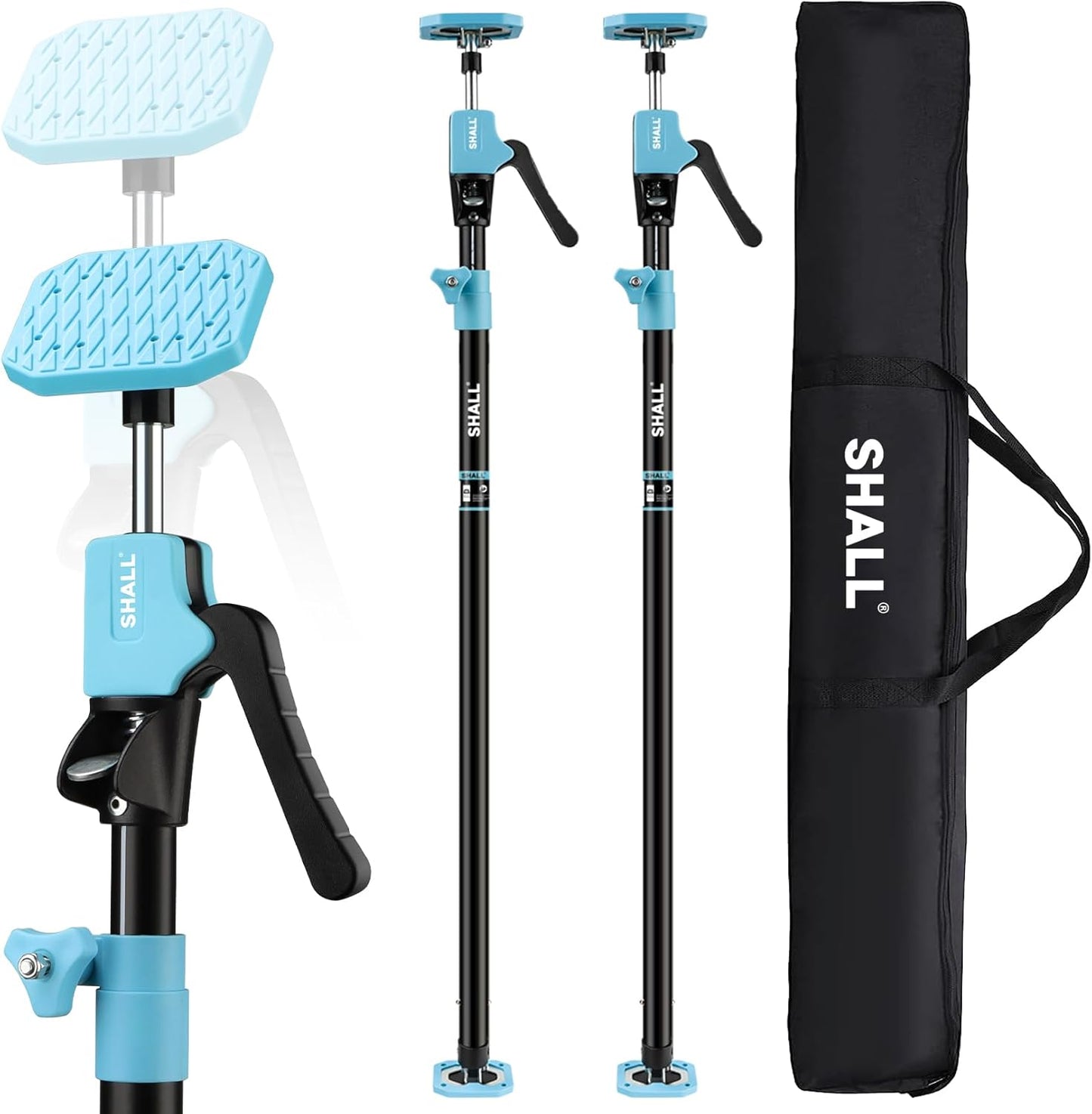 SHALL Cabinet Jack Support Pole for Lifting Drywall and Cargo