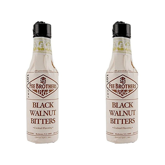 Enhance Cocktails: Fee Brothers Black Walnut Bitters - 5oz x2