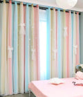 Yancorp Curtain for Girls Bedroom with Chic Ombre Design