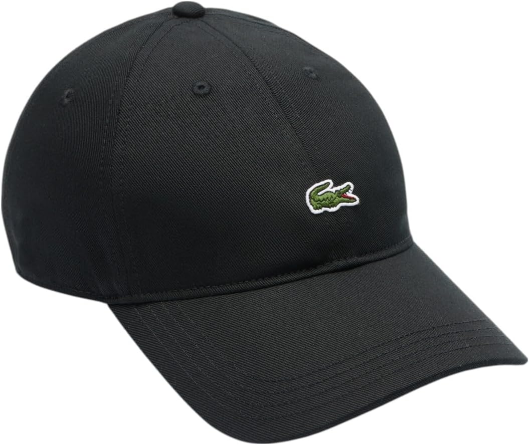 Lacoste Men's Cotton Twill Side Logo Cap for Sporty Elegance