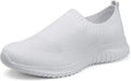 Women's Knit Slip On Walking Shoes - Lightweight Breathable Sock Fit
