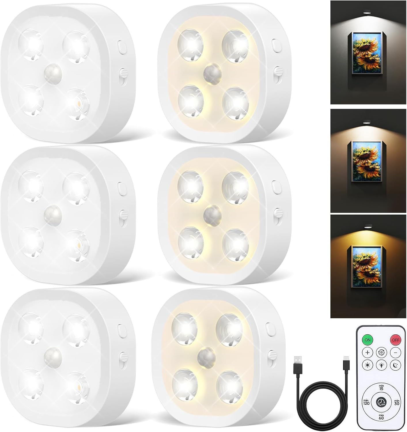 Under Cabinet Lighting with Motion Sensor and Remote Control