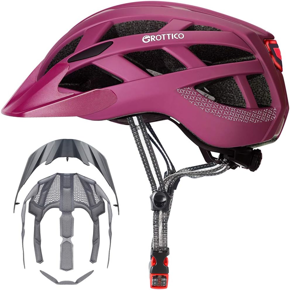 Adult Bike Helmet with Light - Safe and Stylish for All Riders