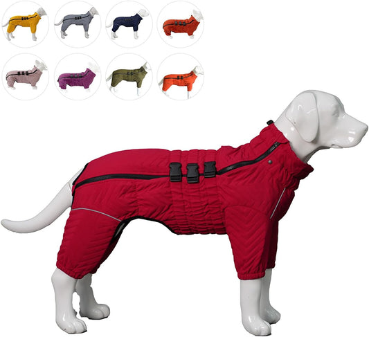 Warm Dog Coat Double Layers Vest for Small to Large Dogs