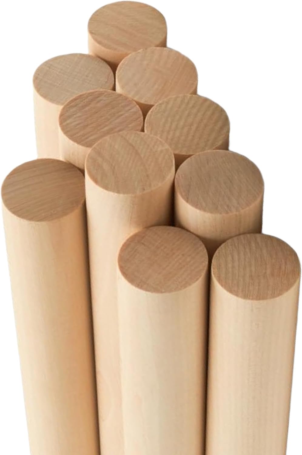 1in x 48in Wooden Dowel Rods Set - Perfect for Crafting Projects