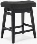 Counter Height Black Bar Stool for Kitchen Counter - Comfortable