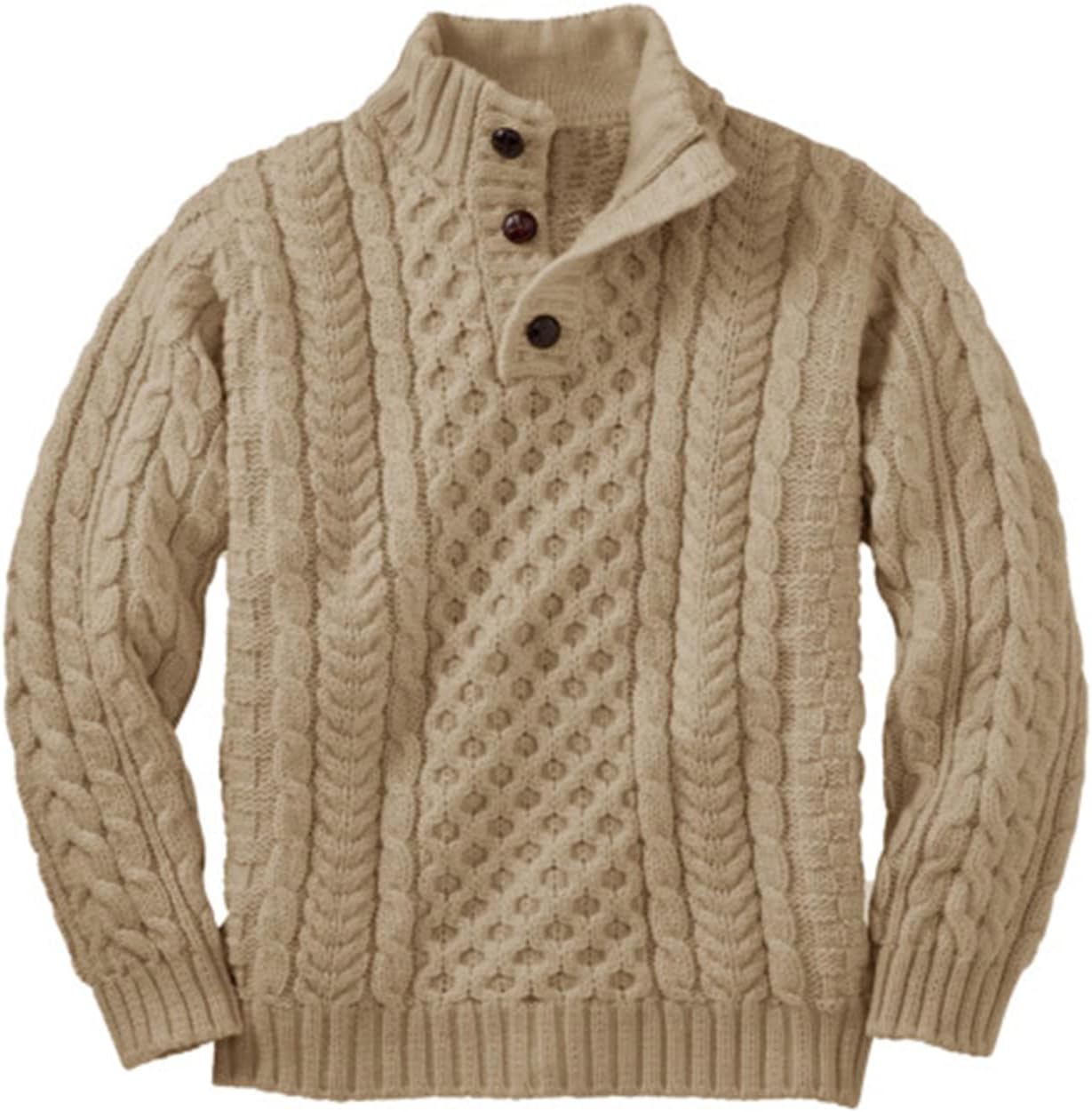 Makkrom Kids Mock Neck Pullover Sweater for Boys and Girls