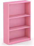 FURINNO JAYA 3-Tier Adjustable Shelf Bookcase - Space-Saving Storage