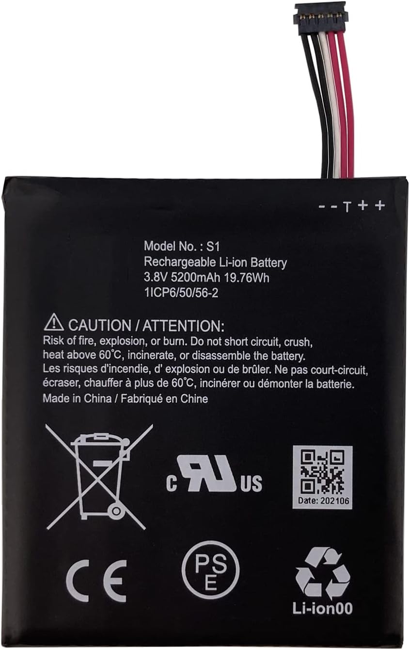 Upgrade to Long-Lasting S1 Internal Battery for Ring