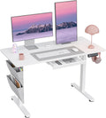 Electric Standing Desk with Drawers 48x24 in - Adjustable Sit Stand