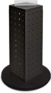 Azar 700220-BLK Pegboard 4-Sided Revolving Counter Display Review
