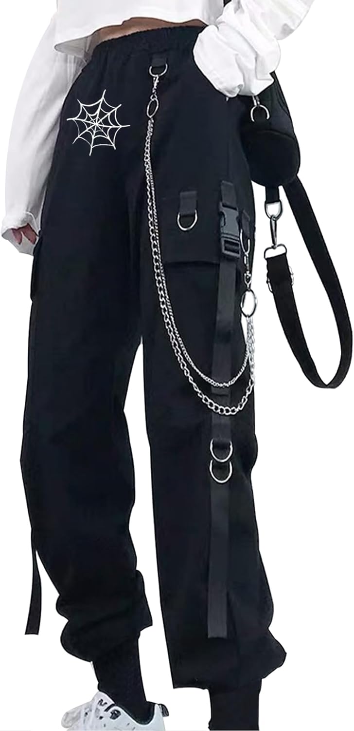 Kisswow Women's Cargo Jogger Pants for Stylish Comfort