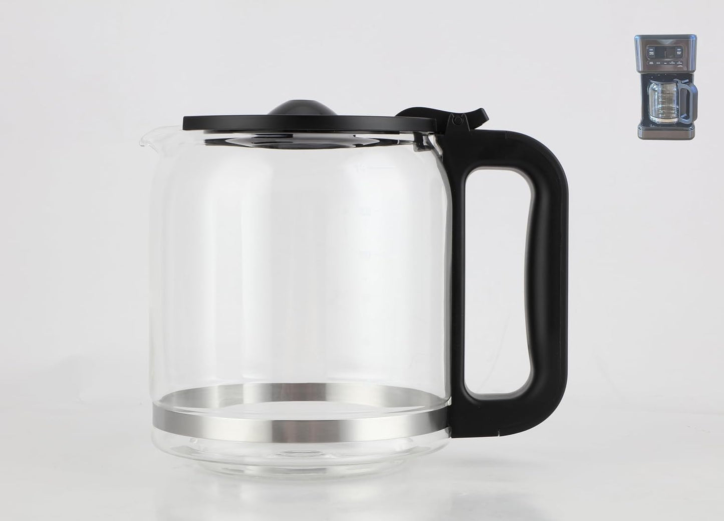 Mr. Coffee 14-Cup Glass Coffee Maker Replacement - BPA-Free & Heat-Resistant Handle by CUPALL