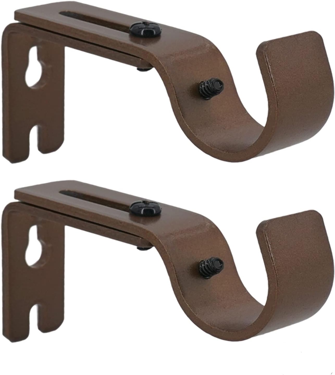 Sturdy Metal Curtain Brackets - Set of 2